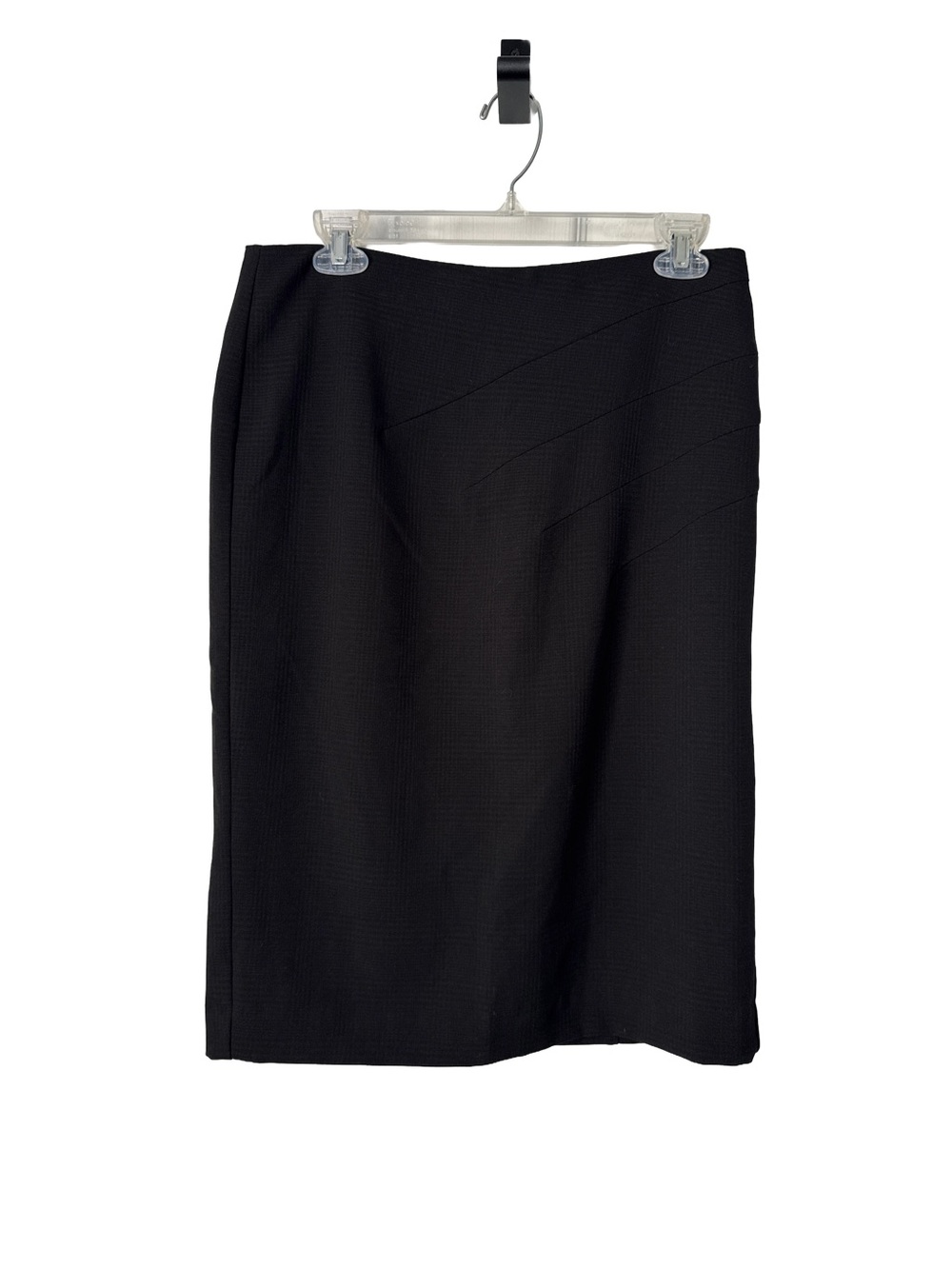 WORTHINGTON Career Wear Black Knee Length Pencil Skirt Professional Business